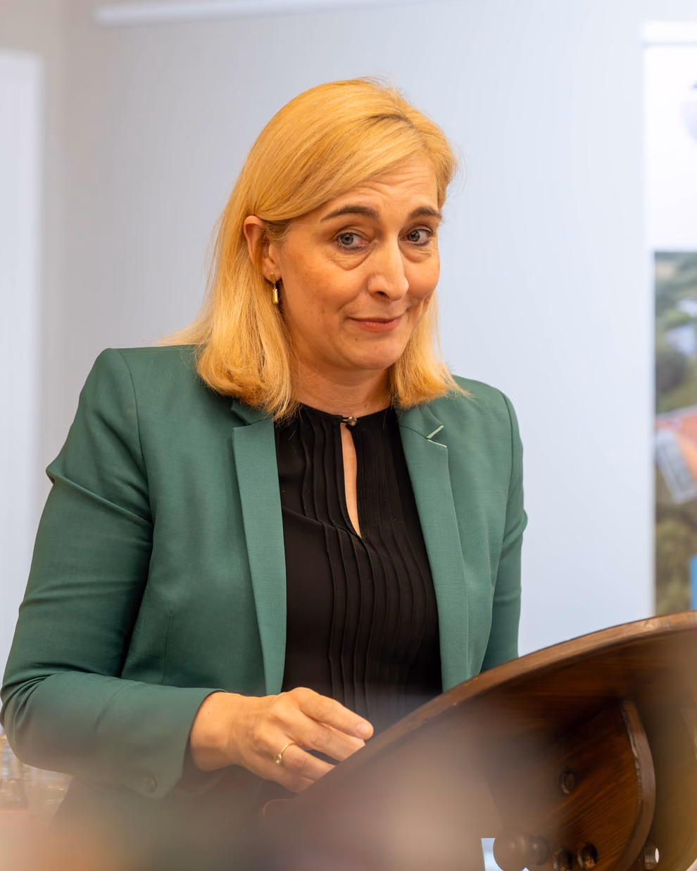 Rede am Pult