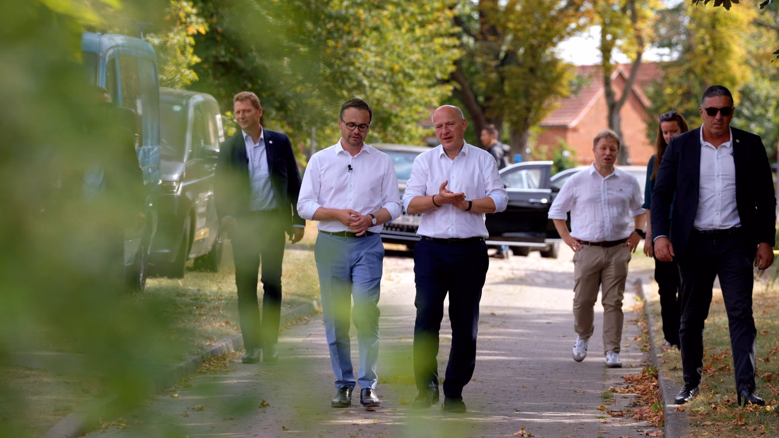 Landestermin, auf dem Weg zum nächsten Programmpunkt
